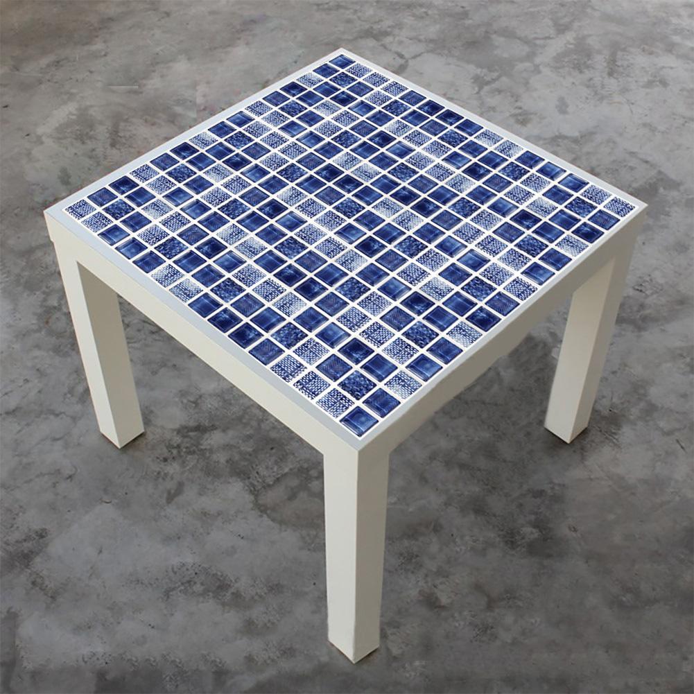 18pcs Mosaic Tile Transfer Stickers Bathroom Kitchen DIY Home(10cm*10cm)(MTS003)