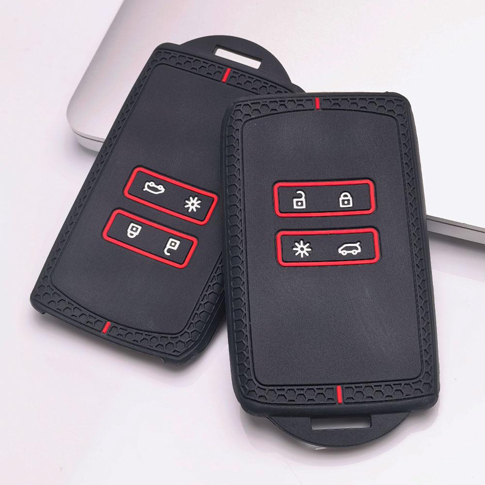 Key Fob Cover for Renault Koleos Kadjar Arkana Clio Megane Captur Zoe Scenic Anti-Scratch Guard Shockproof Protection Soft Grip Texture