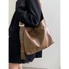 Ielgy Autumn Winter Retro Soft Leather Large Capacity Tote Bag
