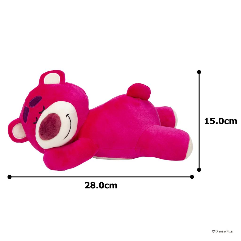 MORIPiLO Disney Body Pillow Story Lotso Sleeping S 30cm Stuffed Toy Goods Cushion 28x15x15cm Pink Birthday Present Cute Soft Disney Pixar Character