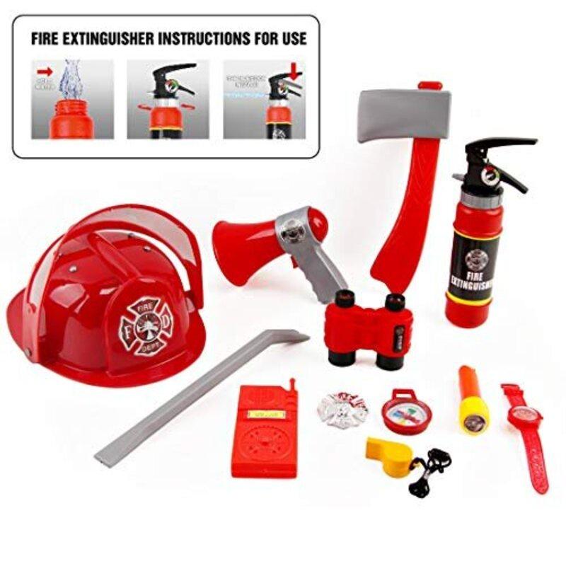 Cross-border Pretend Play Toy Set Firefighter Roleplay Kit For Children