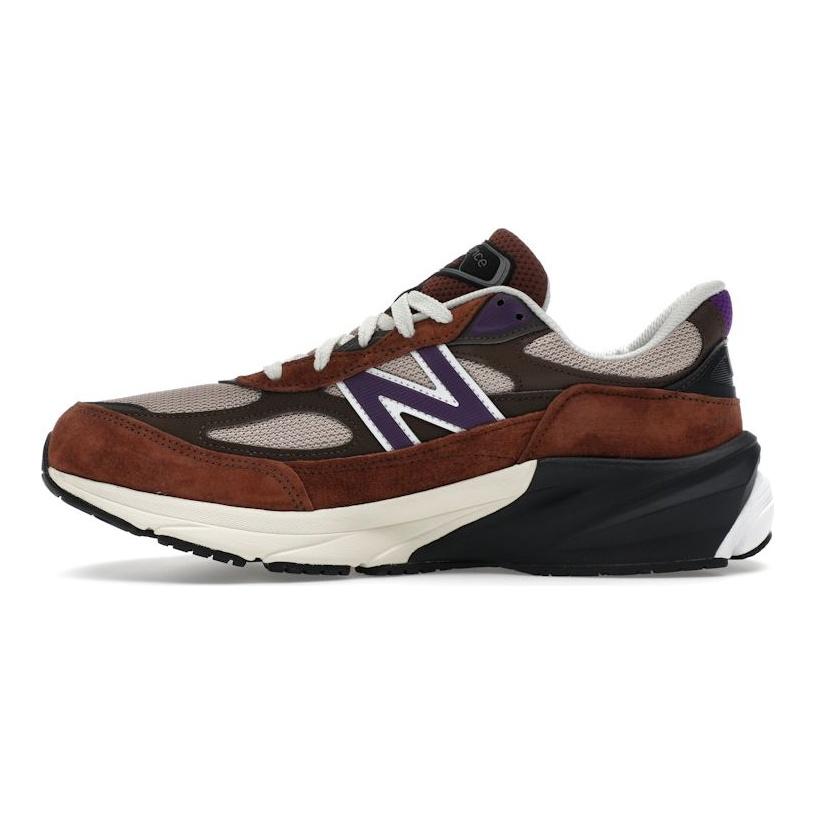 New Balance 990v6 Made in USA Rich Oak Cosmic Grape Sneakers Unisex Marroni U990OP6