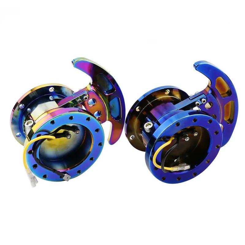 Universal Adapter Aluminum Body Removable Snap Off Boss Kit Tilt Racing Steering Wheel Quick Release Hub Kit Auto Parts