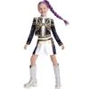 Dětský K-Pop Lovci démonů Cosplay Mira Rumi Zoey Kostým Dívčí uniforma Halloweenská párty 3D tištěné Maškarní párty Obleky