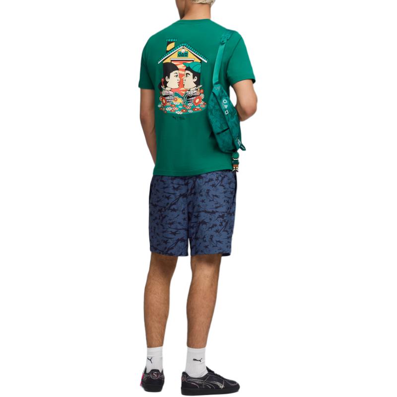 Puma X Squid Game Collaboration Ss25 Round Neck Versatile Fashion Short Sleeve T-Shirt Men T-Shirts 630706-74