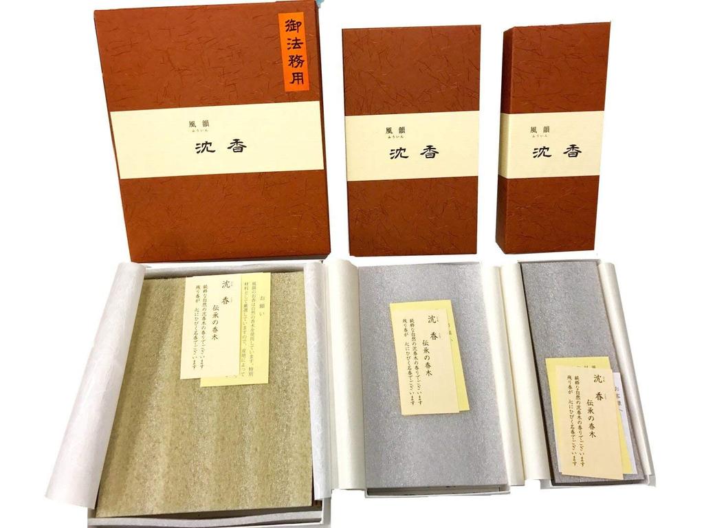 Fuuin Agarwood Short Value 100g Minori-en Incense, Sticks, Pack,