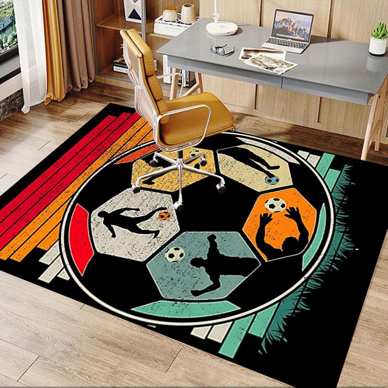 Soccer Chair Mat Office Carpet: Oversized Rug for Home Decor, Sofa Carpet, Desk Mat Perfect Gift for Office and Living Room