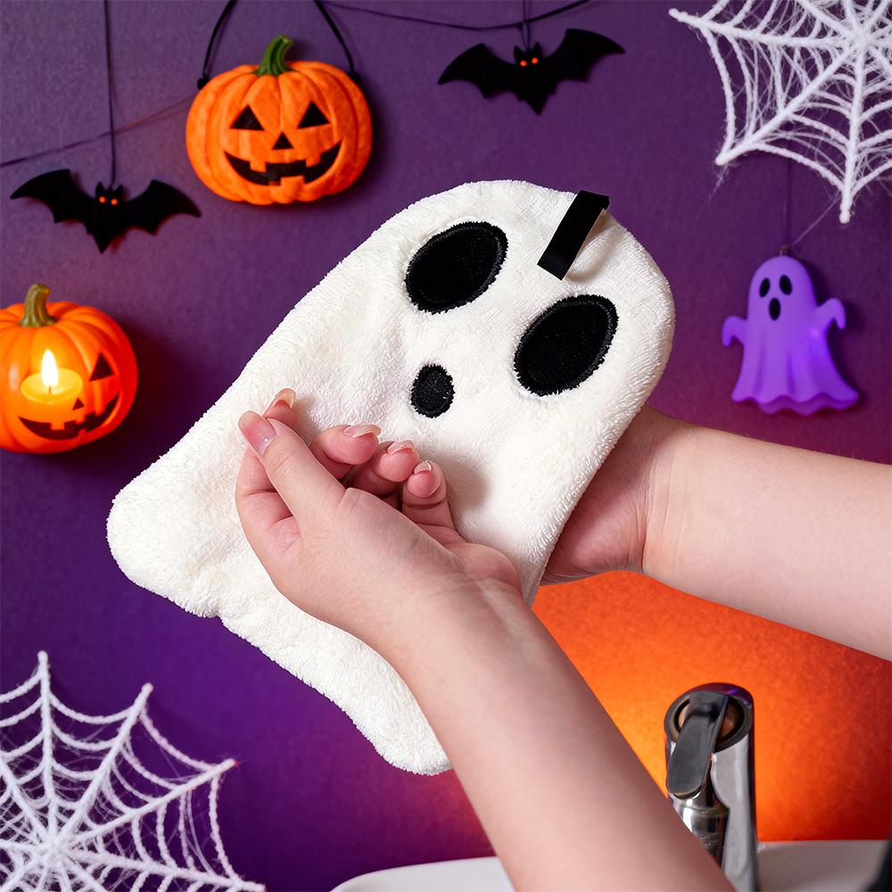 Halloween Hand Towels, Cute Bathroom Hanging Soft Absorbent Towels Suitable for Home, Kitchen, Tea Towel, Halloween Gift.