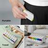 Two Time a Day Pill Organizer AM PM Travel Medicine Box Weekly Pill Box  Medication Reminder