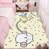 Chiikawa Cute Floor Mat Playful Bedroom Carpet Soft Living Room Rug Kawaii Home Decor Pink Aesthetic Gaming Chair Mat