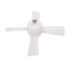 LED Socket Ceiling Fan Light   Dimmable Ceiling Fan with Remote Control E27 Base for Living Room White