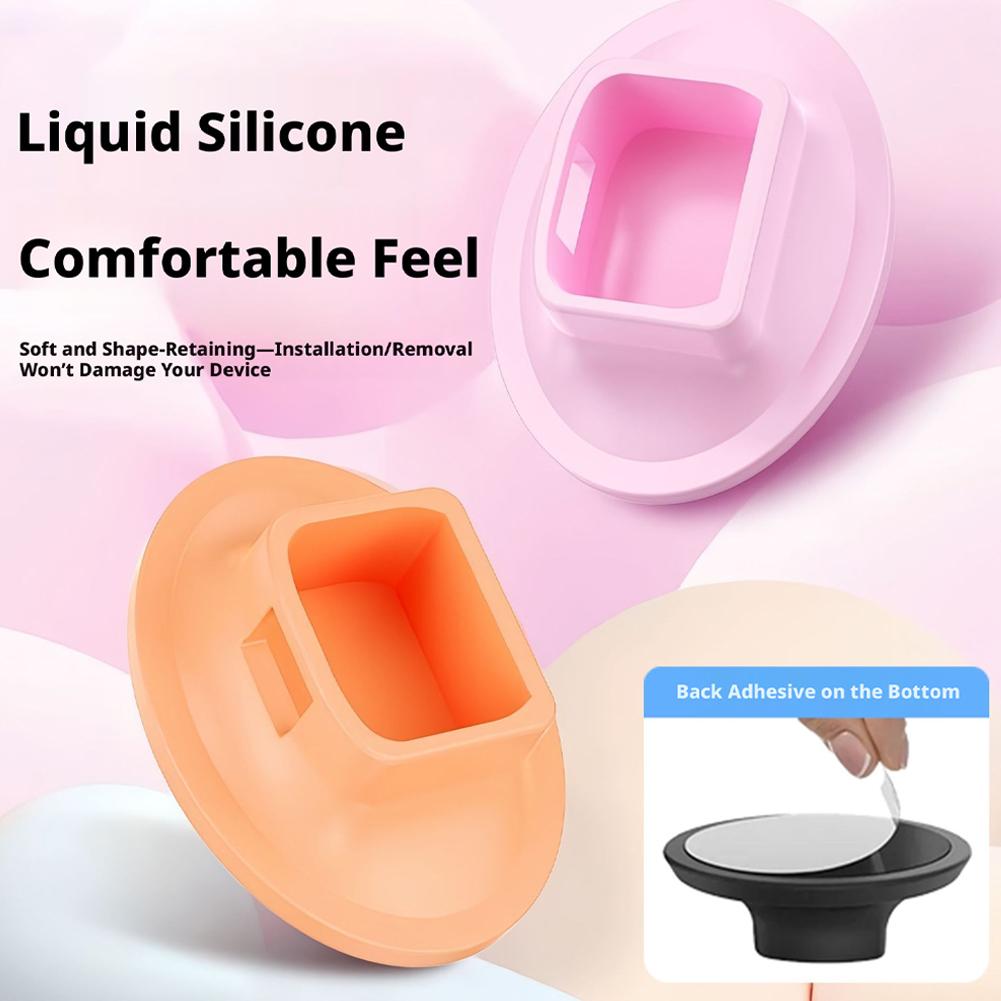 For DJI Pocket4 Silicone Bracket Anti Slip Base Pocket Gimbal Camera Car Base Fixed Bracket Desktop Fixed Accessories