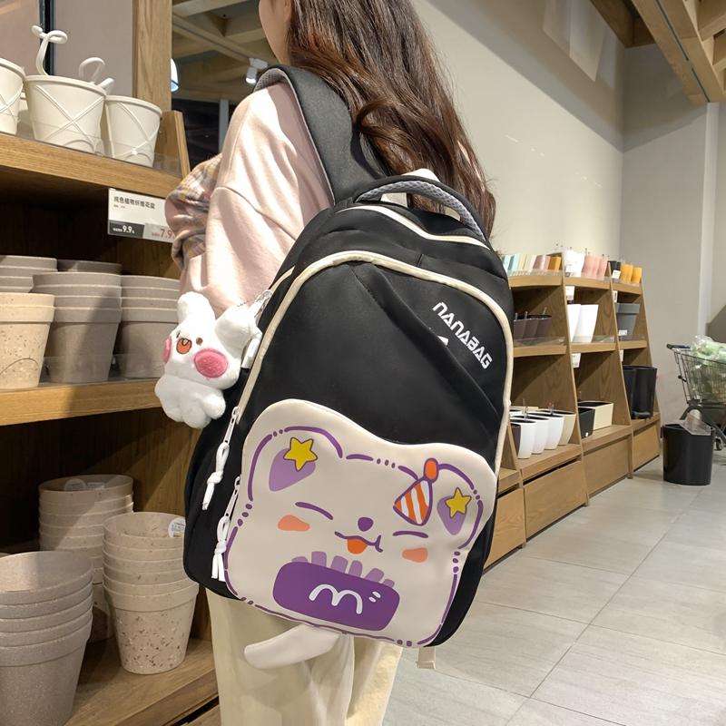 Сумка для студентів середньої школи Kitty. Рюкзак великої ємності. Легкий повсякденний рюкзак для дівчинки