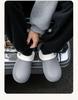 Men's Waterproof Indoor/Outdoor Plush Slippers with Thick Sole and Closed Toe for Winter Warmth.