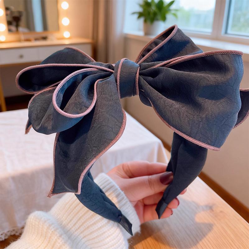 Süßes Schleifen-Haarband Koreanisches Temperament Rutschfestes Stirnband zum Gesichtwaschen Haaraccessoire