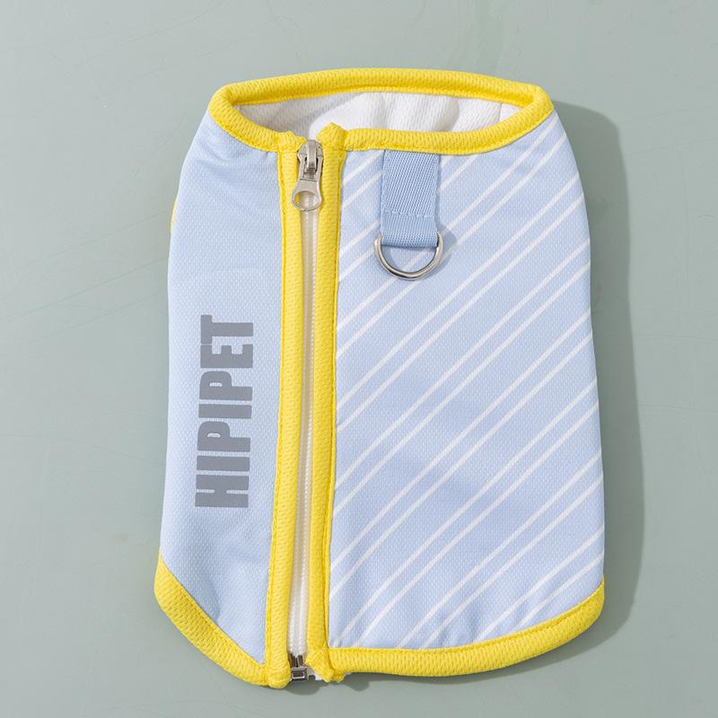 

Летняя простая ветровка для собак может вытягивать прохладную одежду для охлаждения и облегчения жары, жилет для щенка, прохладная одежда для домашнего питомца M (recommended weight 5-4 kg)