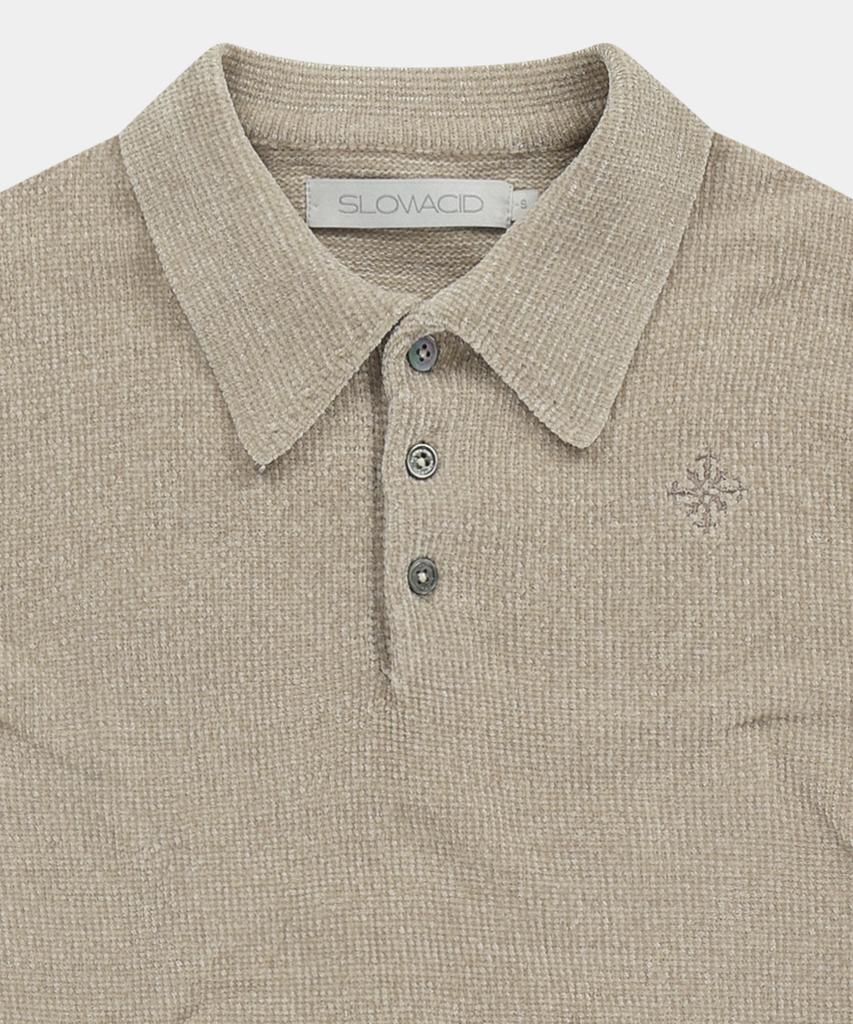 SLOWACID Velour Solid Pk Knit [Beige]
