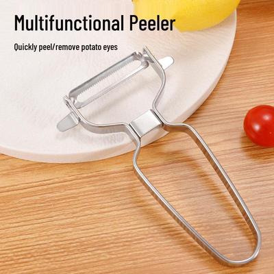 Stainless Steel Multi-Purpose Peeler & Grater for Fruits and Vegetables