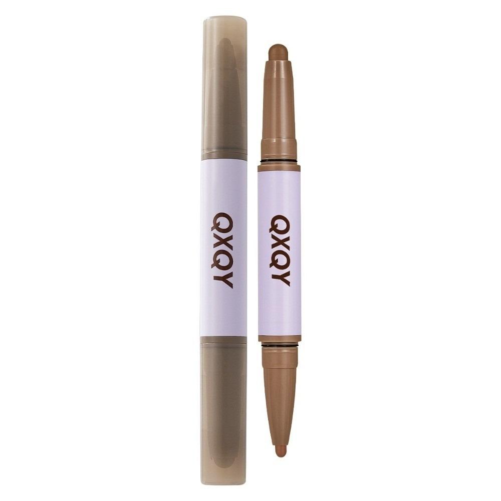 Shaping Facial Contour Makeup Pen Grooming Contour Shadow Pen Double Headed Contour Pen Unisex