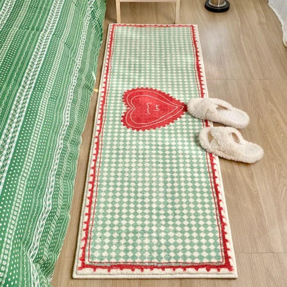 

VIKAMA Simple Style Bedroom Carpet Soft Plush Balcony Living Room Carpet Girls Room Decoration Cloakroom Home Carpet 40x120cm 16x47inch