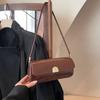 Korean version of fashion underarm bag women's bag 2025 new niche texture shoulder small square bag commuter baguette bag