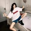 Women's Plus Size White Short Sleeve Pure Cotton Summer T-Shirt