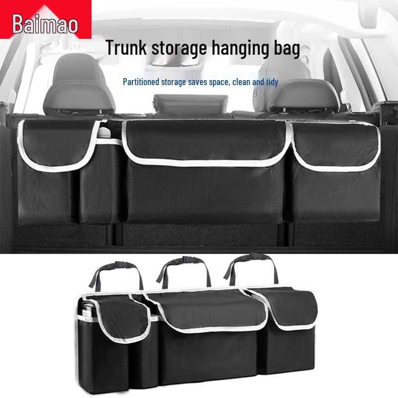 Multifunctional Car Backseat Trunk Organizer - Oxford Cloth Storage Bag for SUVs