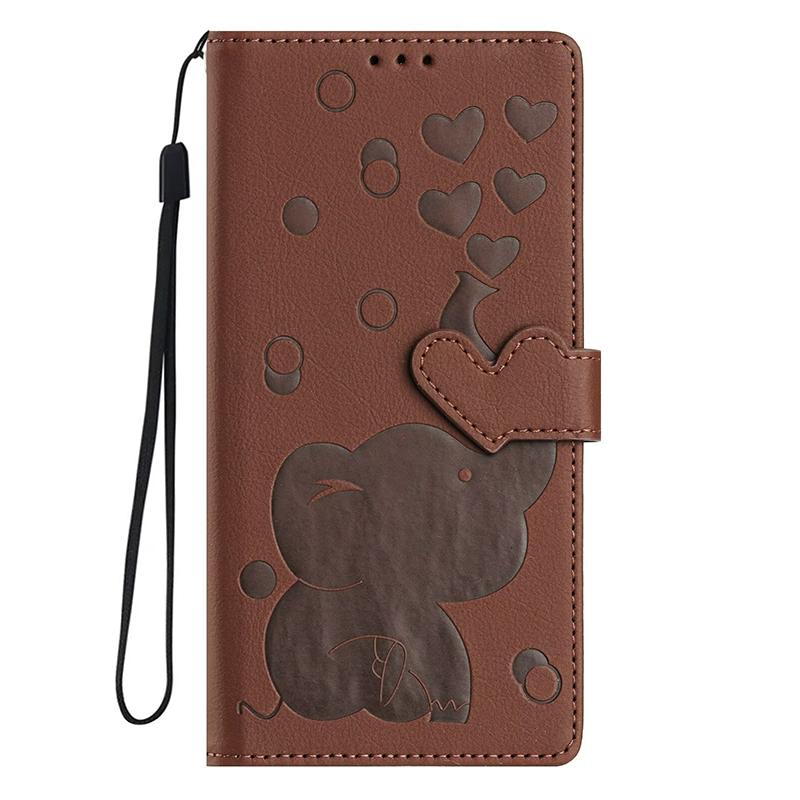 Wallet Leather Lovely Elephant Case For Xiao Mi Redmi Note 13 ProPlus 12 12S 11 10 Pro Mi 11T 12T 13T Pro Redmi 12 13 13C Cover