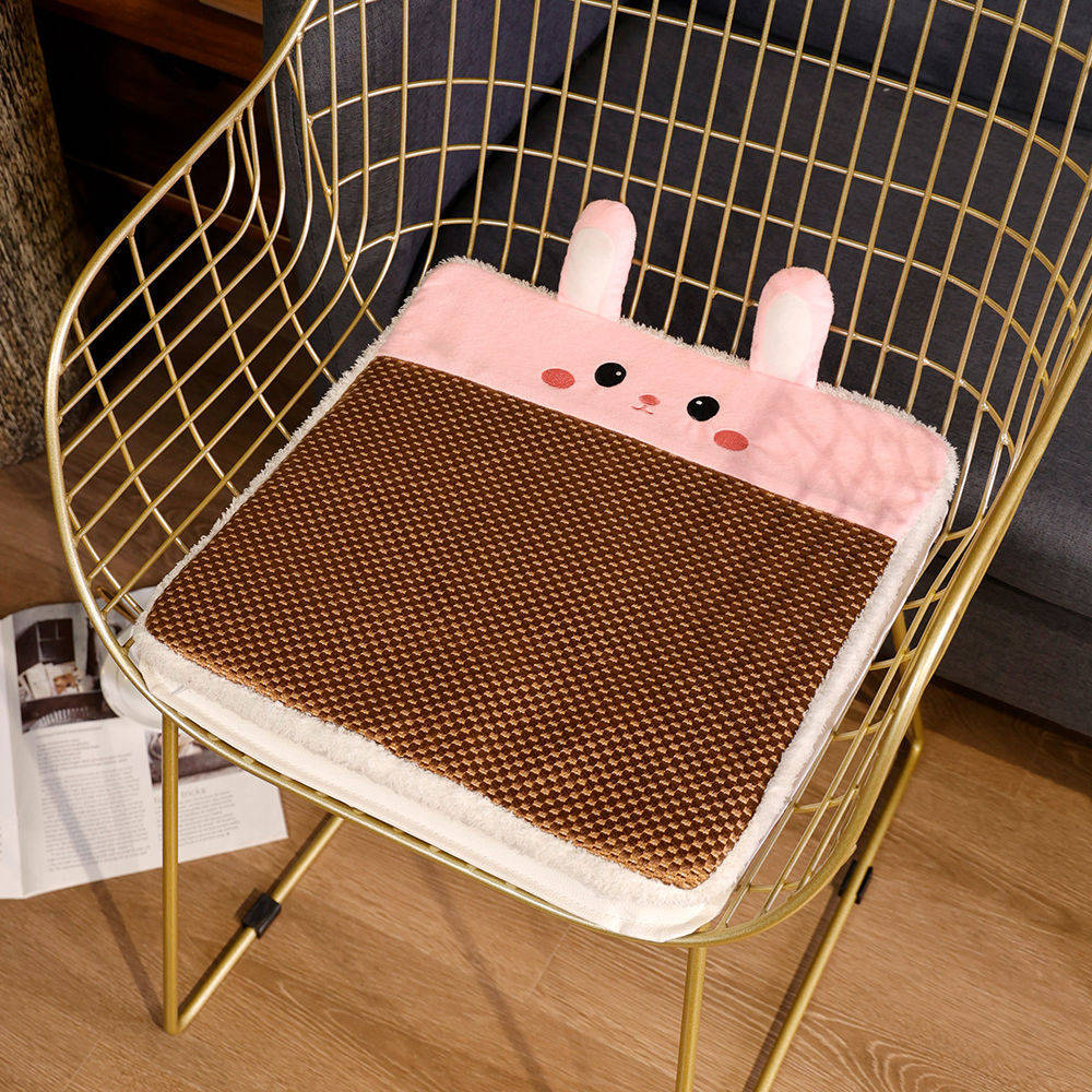 

40x40 см мультяшное животное хаски крутая подушка для сиденья офисного кресла дышащая подушка для сиденья из лозы подушка для защиты бедер и ягодиц 400mm*400mm