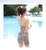 2024 Women's Sexy Four-Piece Bikini Set: High-End Long-Sleeve Seaside Vacation Swimwear