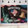 American Independence Day Theme Festival Party Decorations 250th Anniversary Celebration Cup Plate Tableware Background Supplies