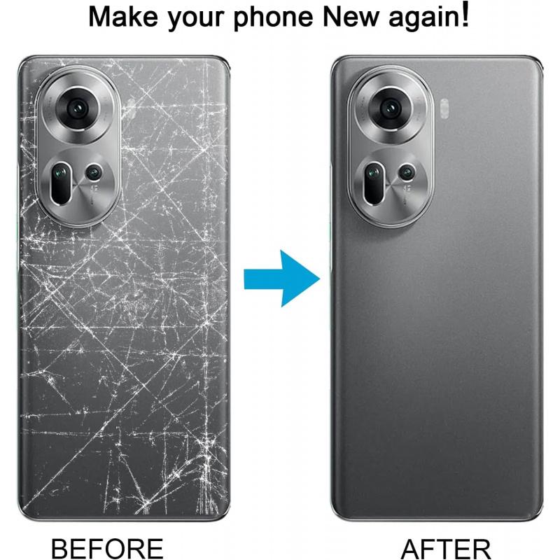 for OPPO Reno11 Global Battery Back Cover with Camera Lens Cover
