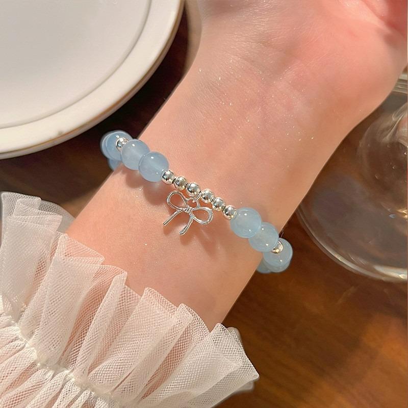 Bracelet Perle Irregulière Forme Spéciale Française Bracelet Femmes Niche Luxe Léger Exquis Doré Demi-Bracelet Bracelet Accessoires