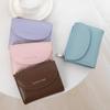 Korean Women's Solid Color Coin Purse: Multifunctional, Large Capacity Card Holder