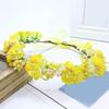 Flower Wreath Headbands Flower Crown Bride Hairband Fashionable Hair Accessories for Holiday Festivals and Parties