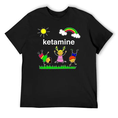 Ketamin T-Shirt koreanische Mode Sommeroberteil Valentinstag Boutique Kleidung Hemden Grafik Schwergewicht T-Shirts für Männer