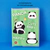 Creative Panda Silicone Notebook: Student Mini Cartoon Portable Diary Planner