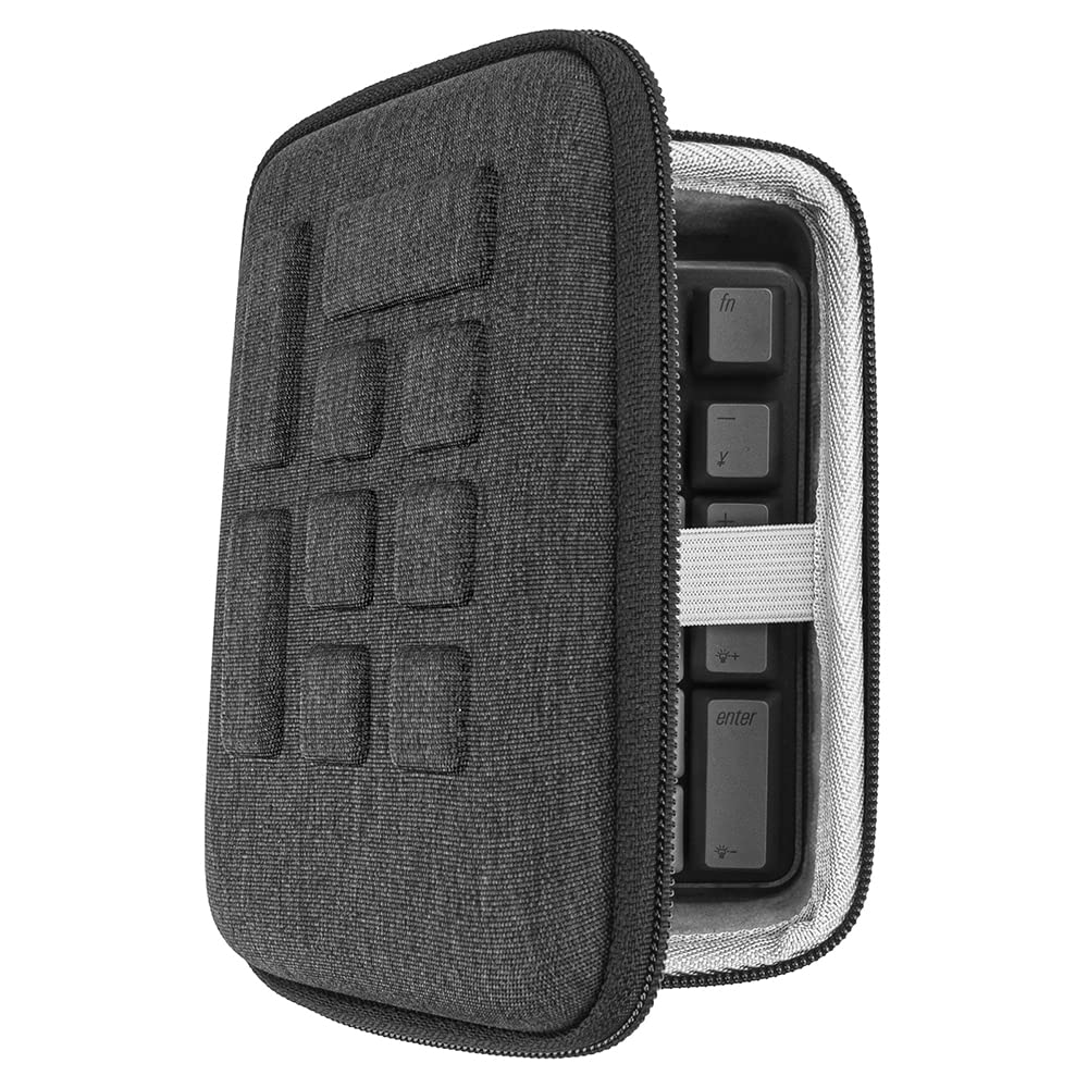 Geekria Portable Numeric Keypad Travel Case for Mechanical Numeric Compatible with Qisan Mini Numeric MOTOSPEED Kinst Numeric Keypad and Tishled