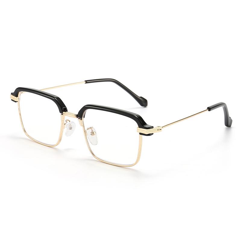 2PCS Metal Presbyopia Glasses Anti Blue Light HD Reading Glasses Portable Fashion Eyewear 52062