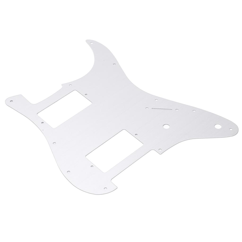 Guitar Pickguard Pick Guard Metal Decoration Protective Instrument Accessory Silver