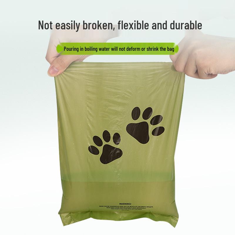 Eco-Friendly Portable Pet Waste Bags - Degradable and Convenient for Dogs