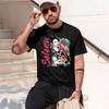 Selena 2026 neue Mode schweres heiß verkaufendes Retro-Printmuster lustiges Rundhals-T-Shirt für täglichen Komfort