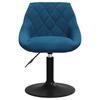 Dining Room Chair Blue Velvet