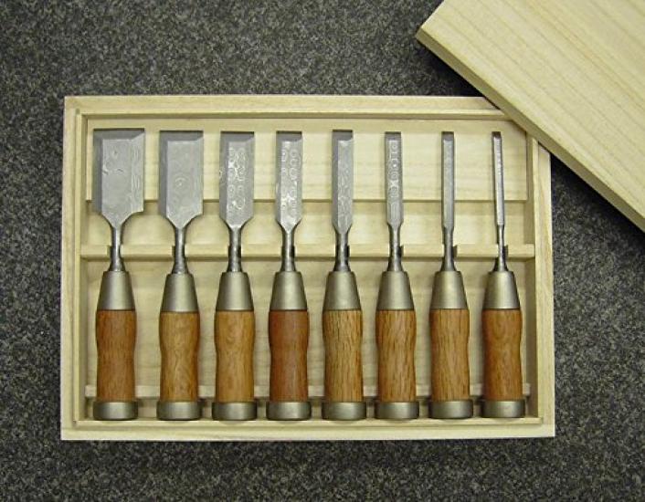 KAKURI Wood Chisel Set of 8