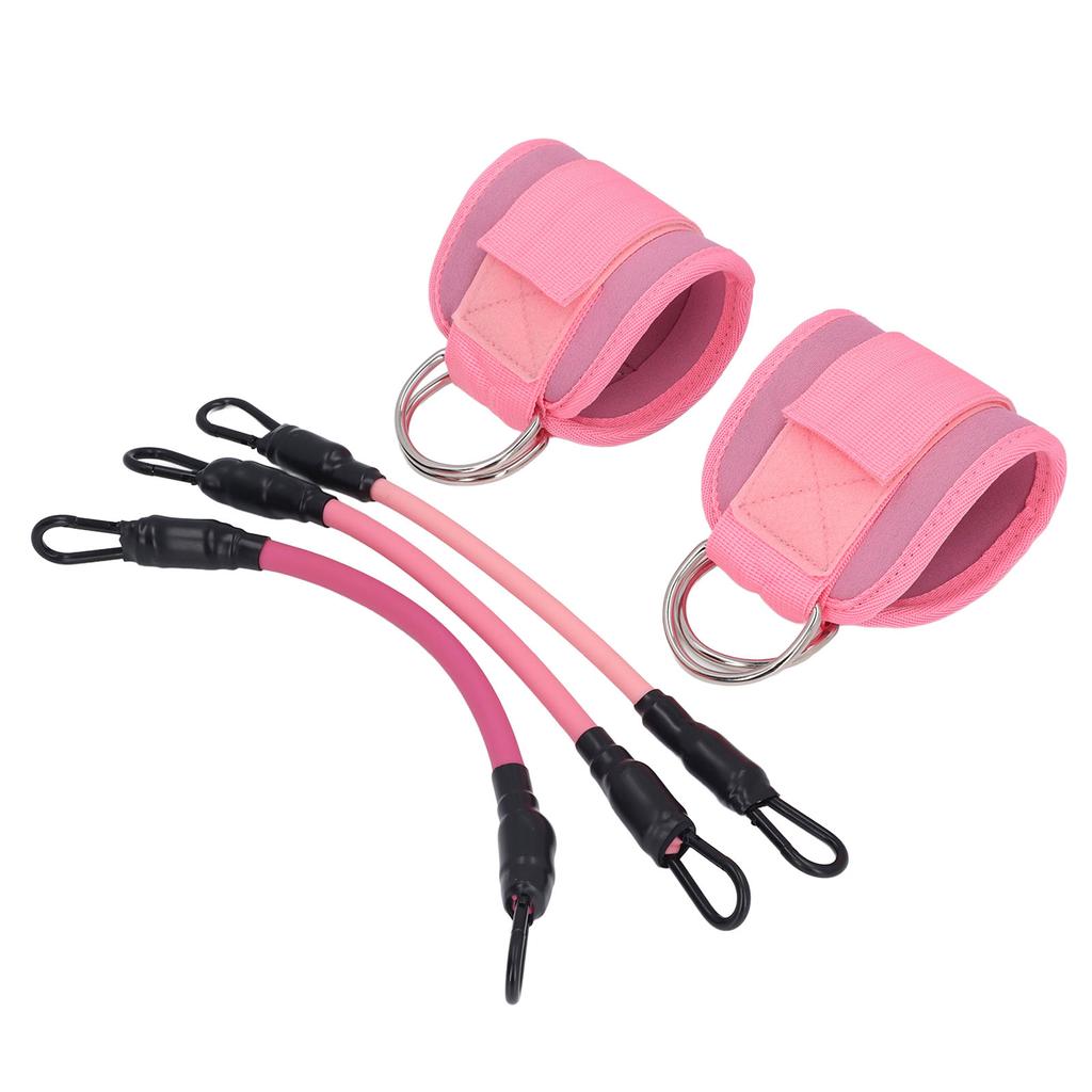 Ankle Resistance Bands Portable Glutes Exercise Equipment Ankle Resistant Band Set with Cuffs for Hip Leg Training