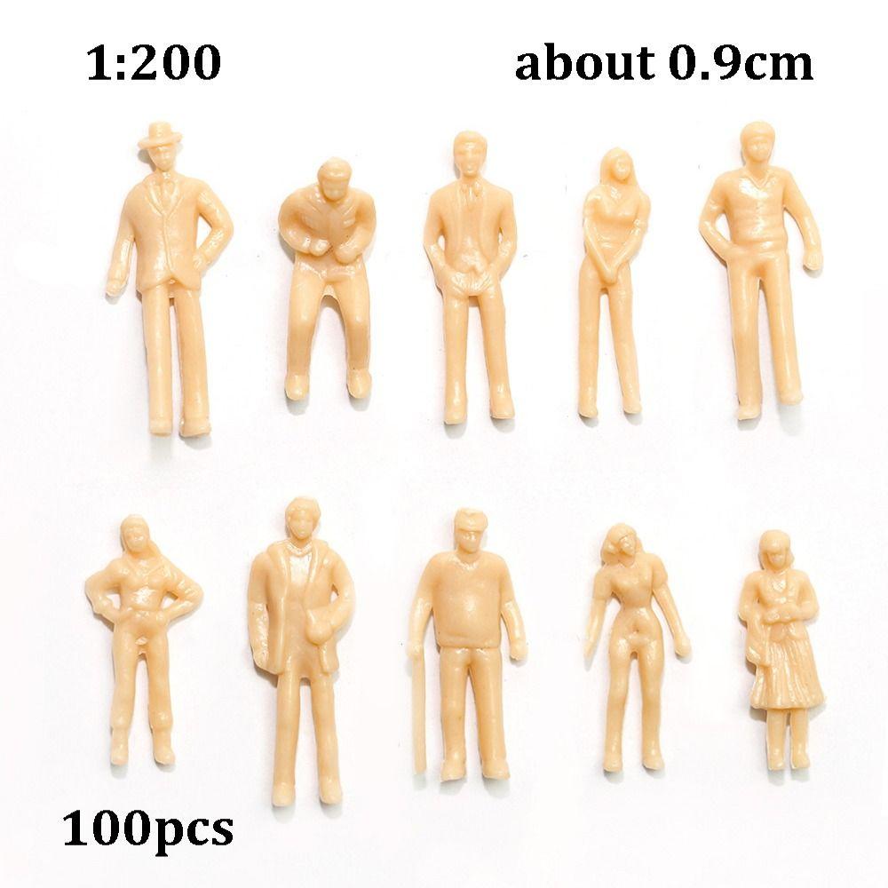 10/20/100pcs 1:75/1:50/1:42/1:30/1:25 Scale Model Building People Figures