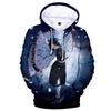 Herren Anime Kapuzenpullover mit 3D-Digitaldruck Demon Slayer Design Lockere Passform Langarm Lässiges Oberteil