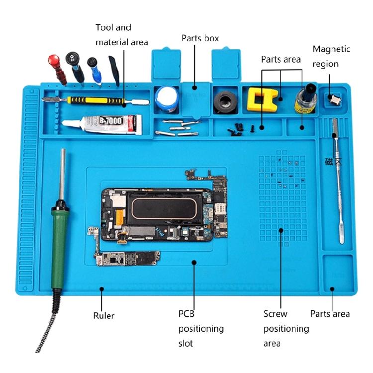 High-temperature Resistant Silicone Table Mat Phone Repair Workbench Anti-static