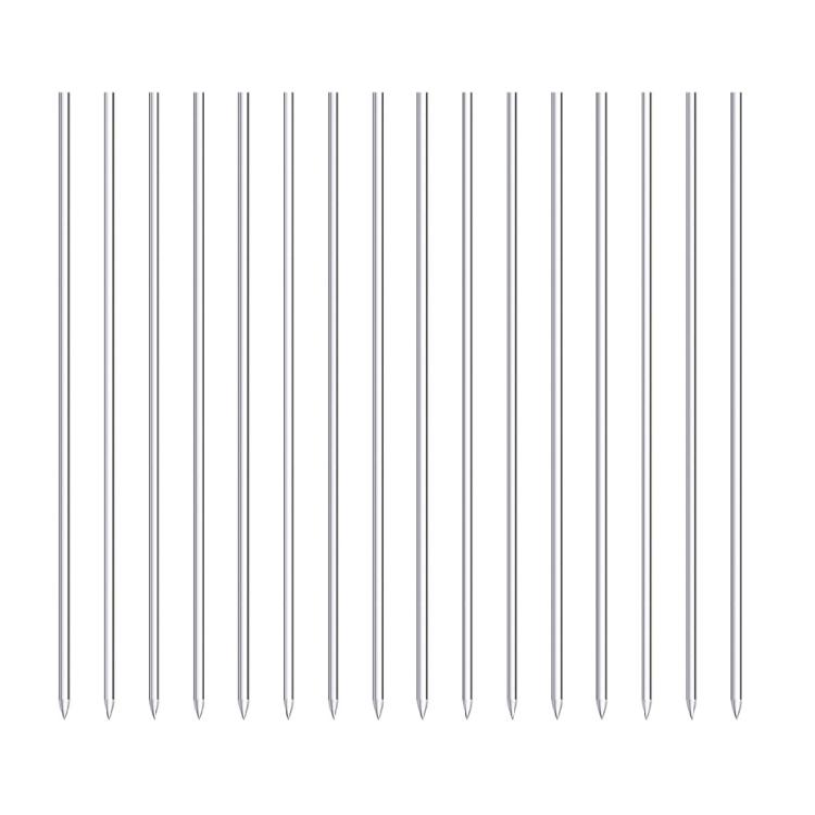 16/30Pcs 15.6 Inch Acrylic Plant Stakes Garden Stakes Clear Orchid Stakes Clear