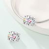 S925 Silver DIY Charm Bead Pendant For Handmade Bracelet Necklace Jewelry Making Family Valentine's Day Gift Accessories